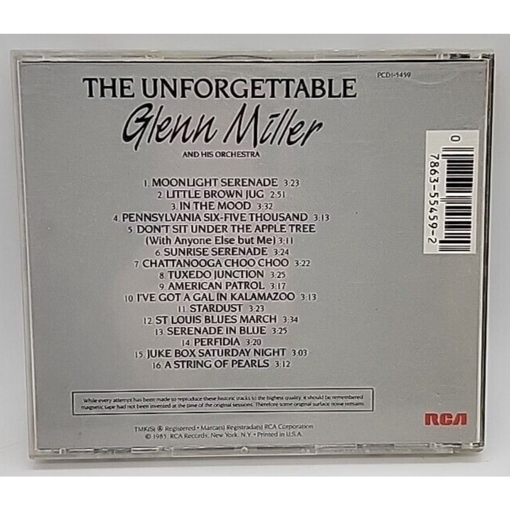 Unforgettable Glenn Miller & His Orchestra by Glenn Miller (CD)