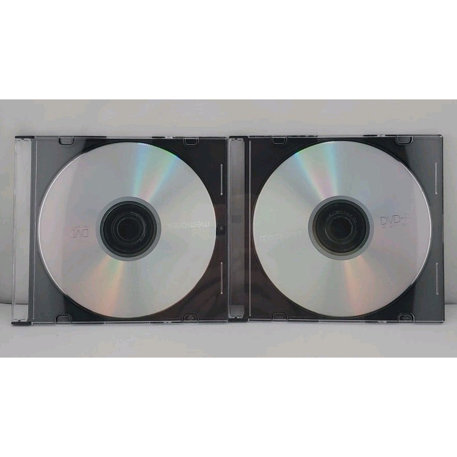 Memorex DVD+R 10 Pack - 16X, 4.7GB, 120 mins Individual Jewel Cases Open Box