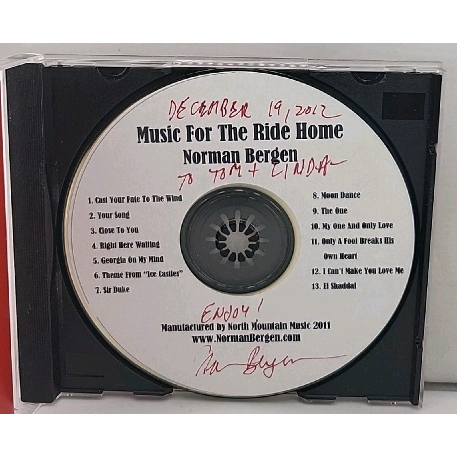 Norman Bergen - Music For The Ride Home - CD