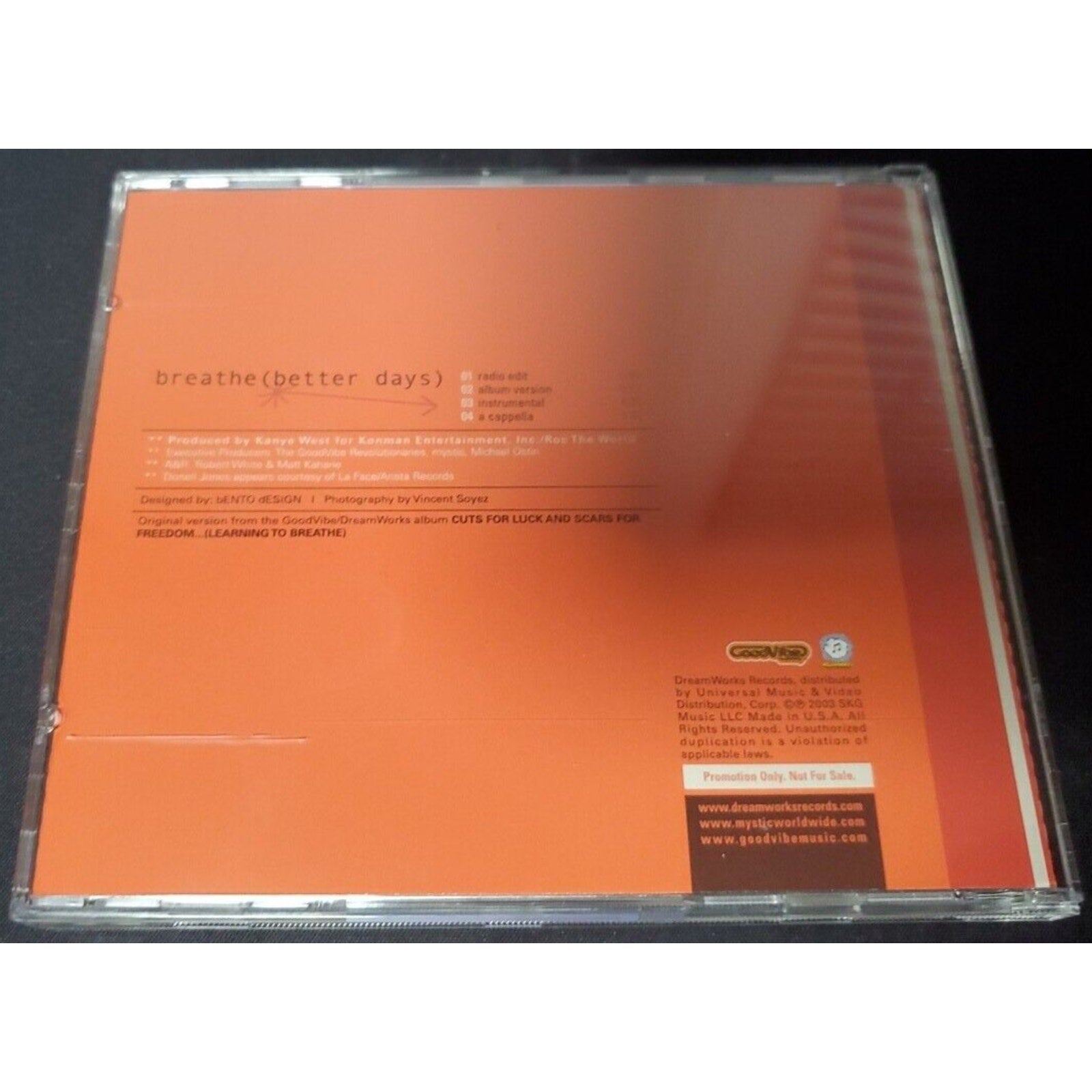 Mystic: Breathe (BETTER DAYS) (2003) CD