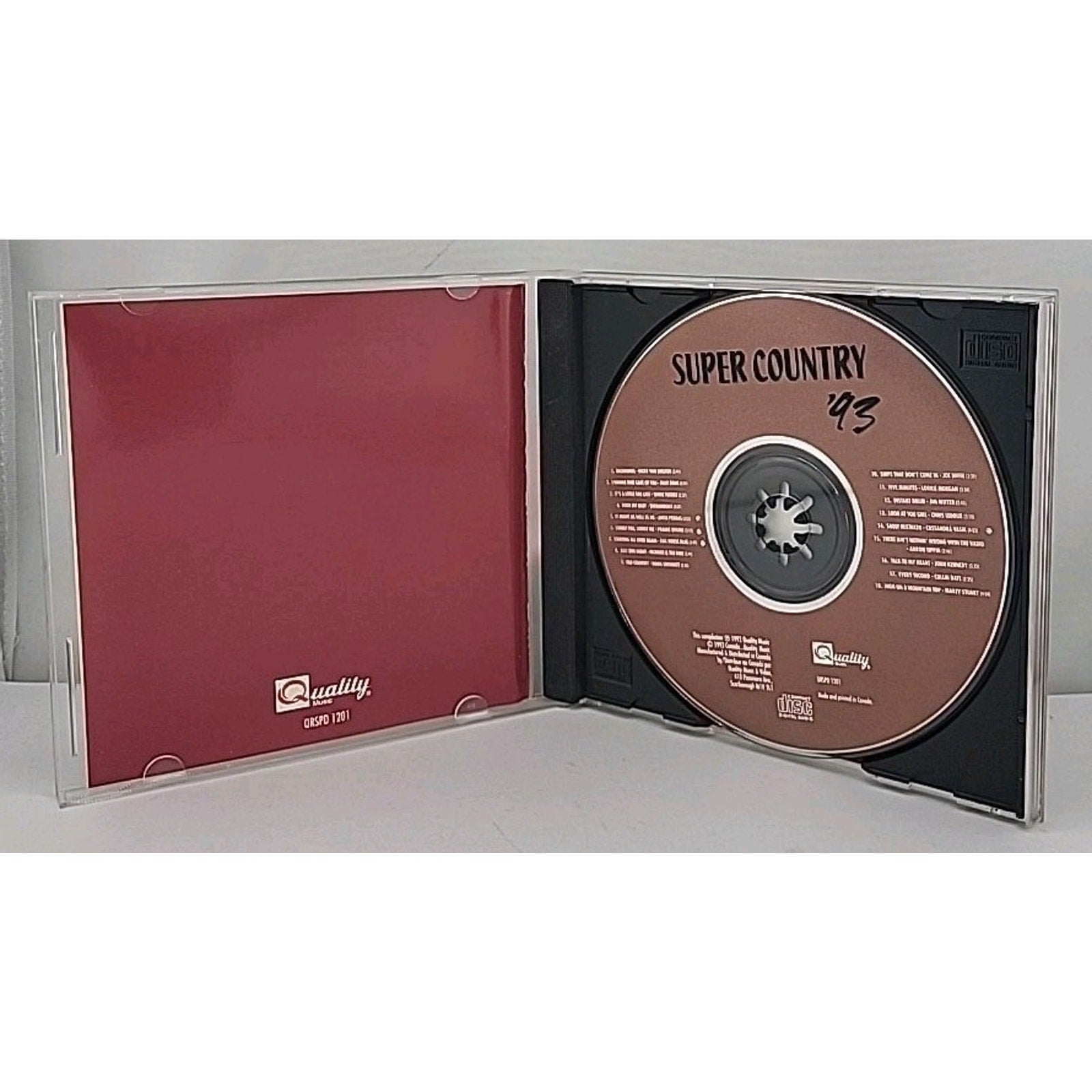 Super Country '93 CD 1993 Various Artists Country Quality Music