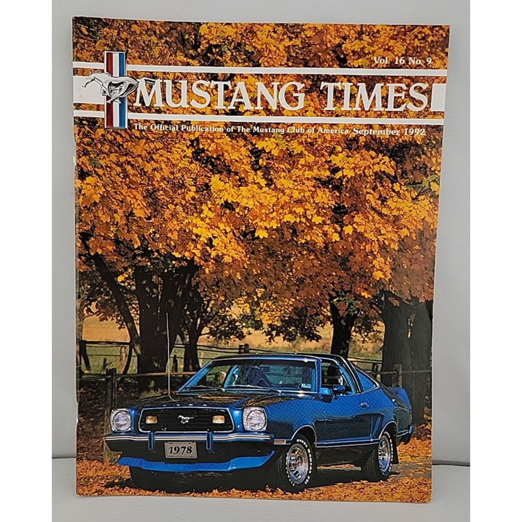 Mustang Times 1992 September Magazine