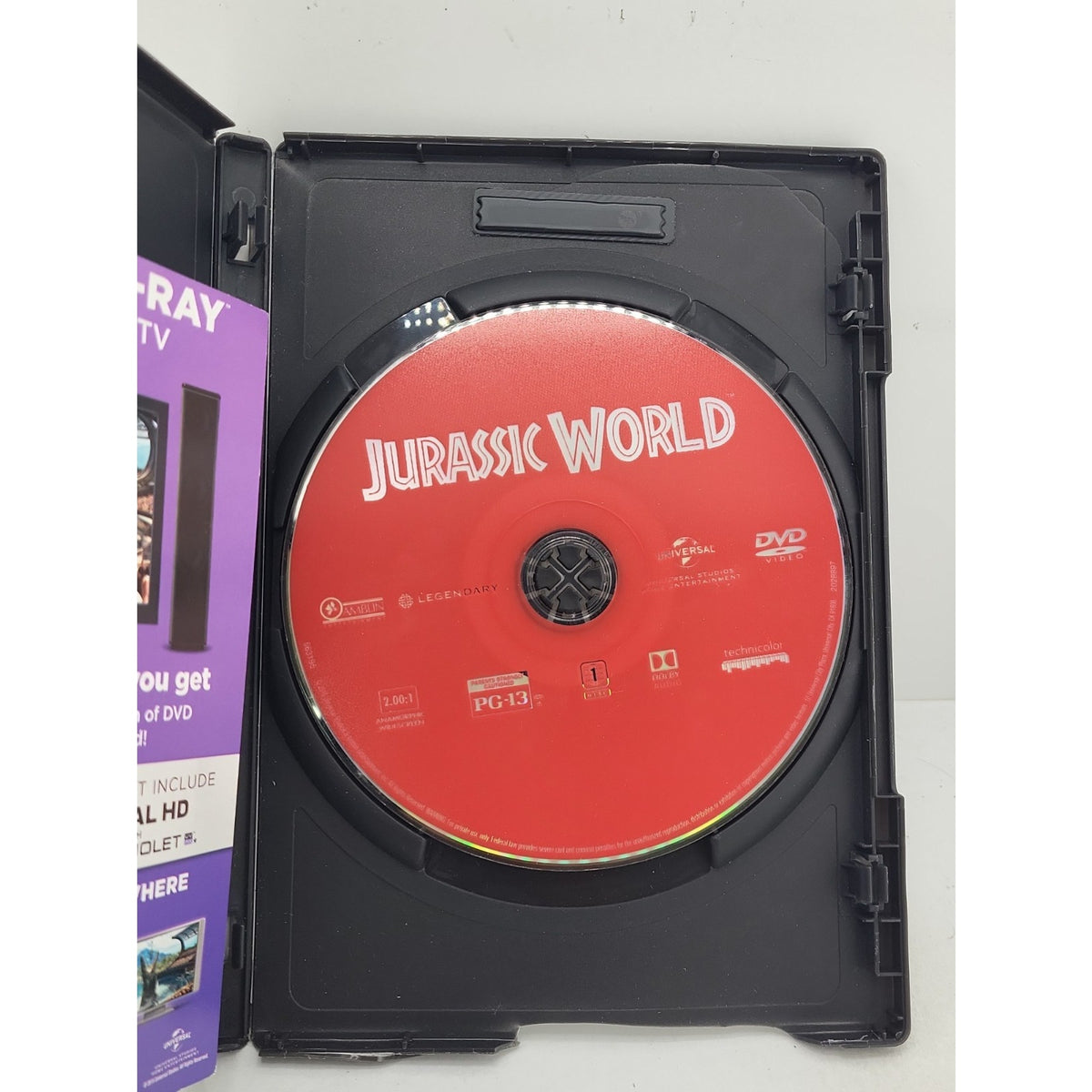Jurassic World (DVD, 2015)