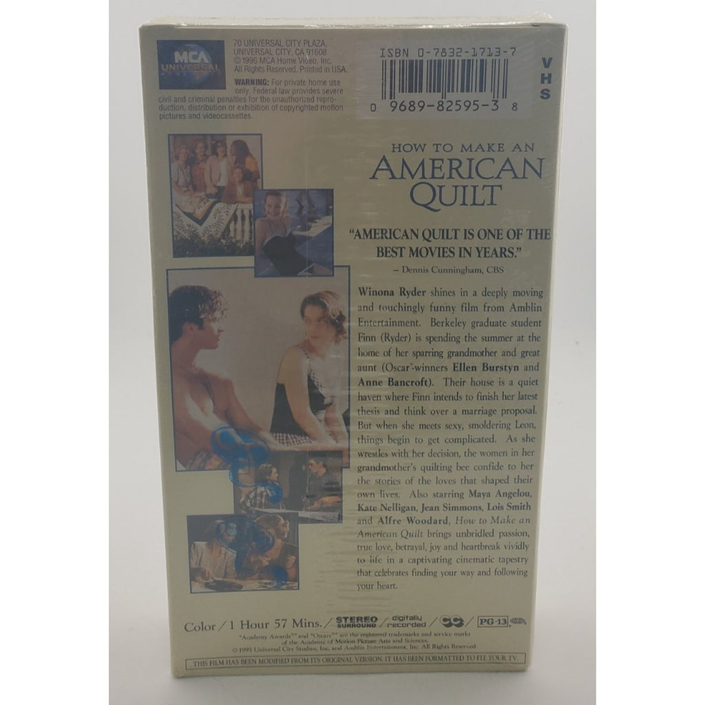 How to Make an American Quilt (VHS) *Brand New*
