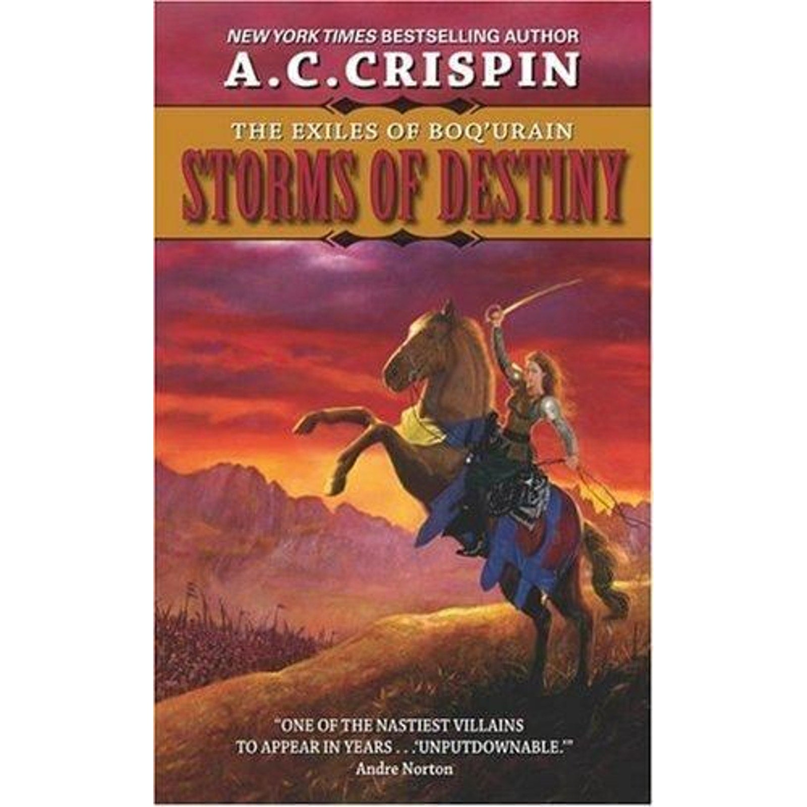 Exiles of Boq'urain Ser.: Storms of Destiny by A. C. Crispin (2005, Mass Market)