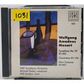 Wolfgang Amadeus Mozart Symphony No. 39 Concertone Horn Concerto Cd