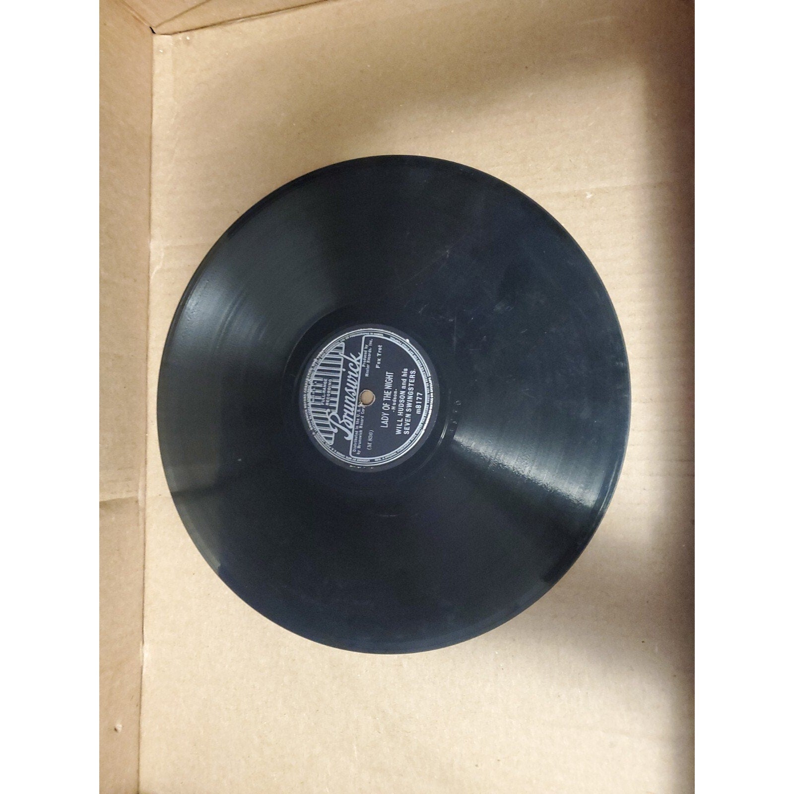 Lady Of The Night Will Hudson And His Seven Swingsters (Record)