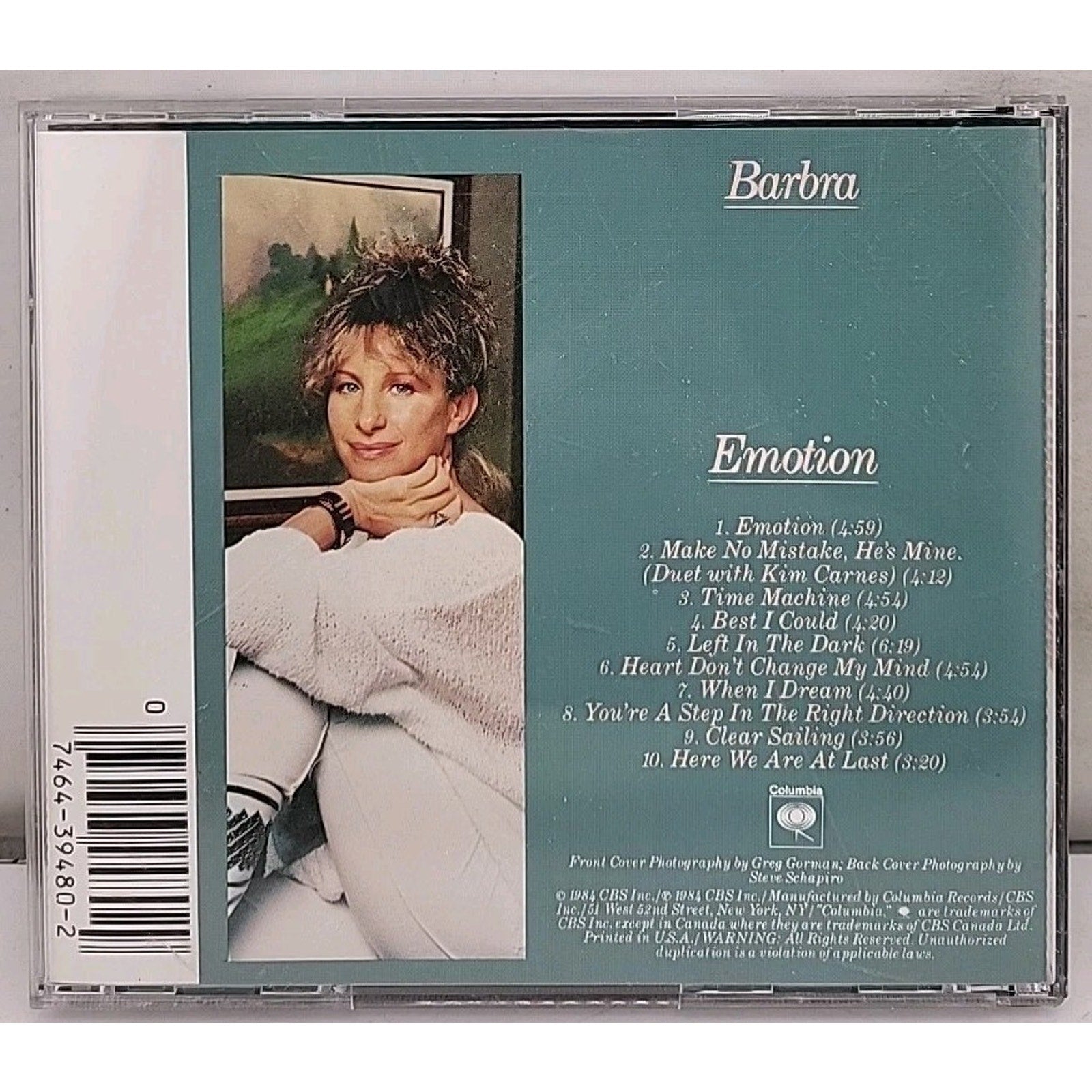 Emotion by Barbra Streisand (CD, 1990)