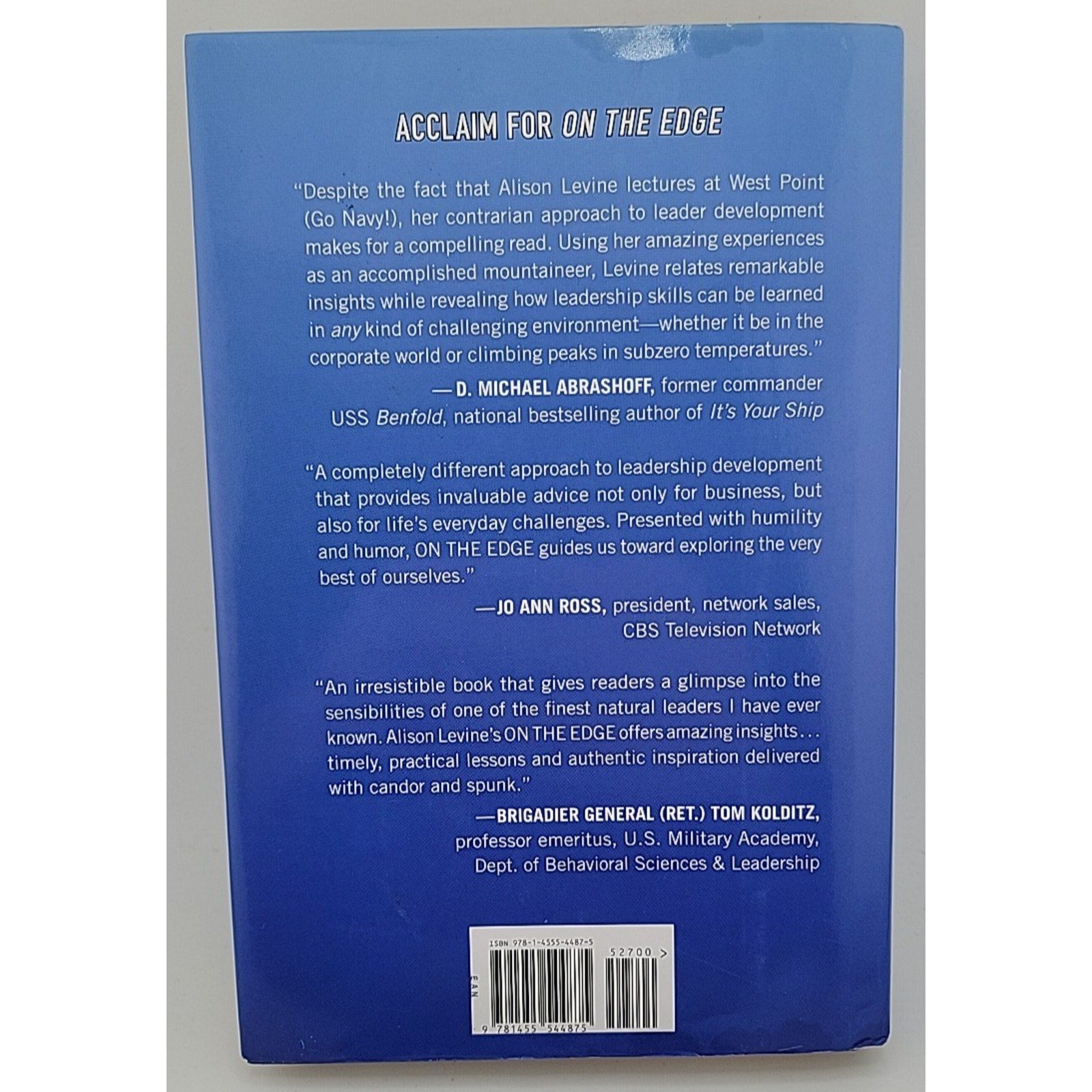On the Edge : Leadership Lessons from Mount Everest and Other Extreme *Signed*
