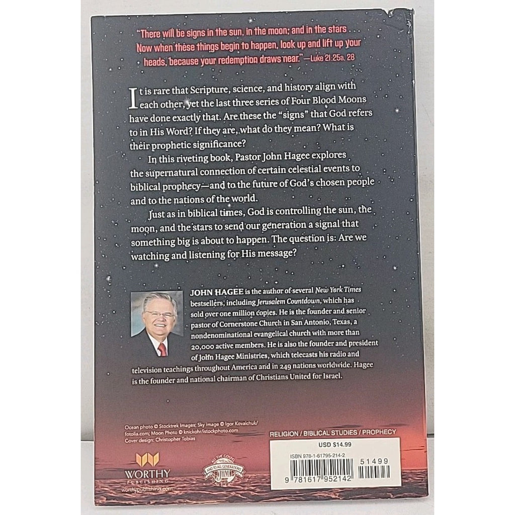 Four Blood Moons : Something Is about to Change by John Hagee (2013, Trade...