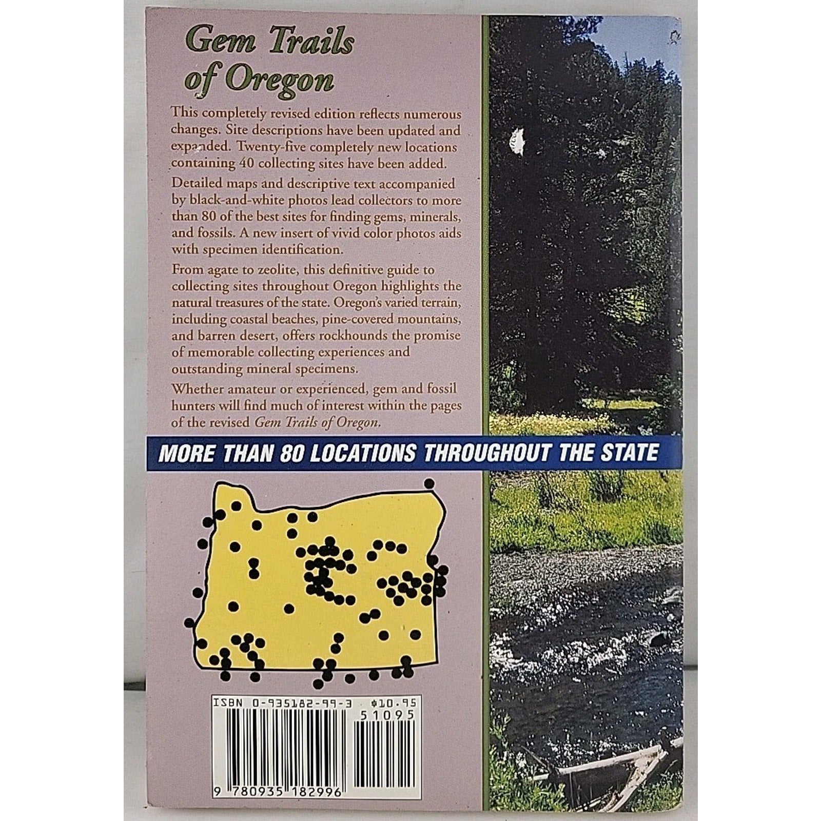 Gem Trails of Oregon by James R. Mitchell (1998, Trade Paperback)