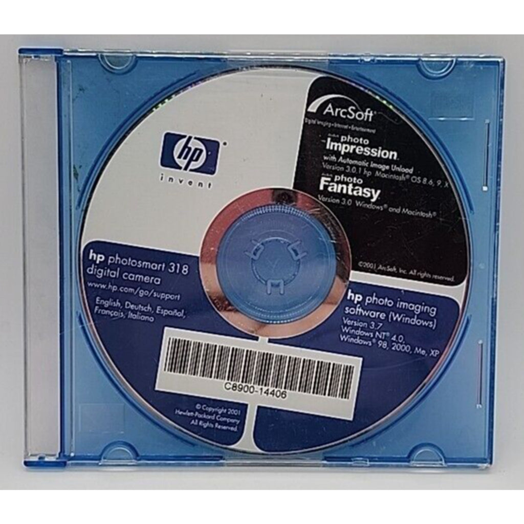 Hp Photosmart 318 Install CD