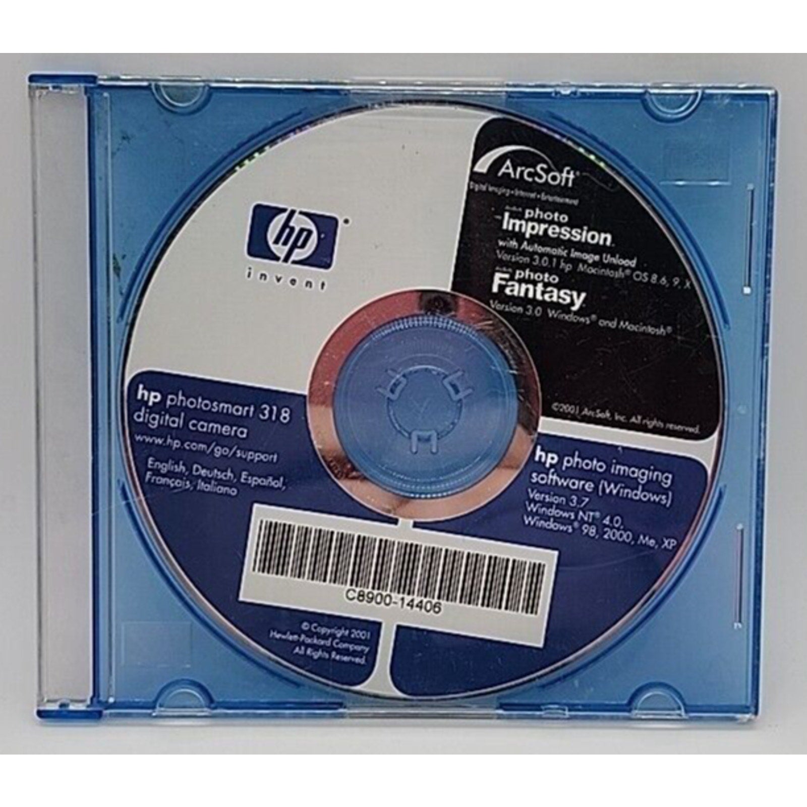 Hp Photosmart 318 Install CD