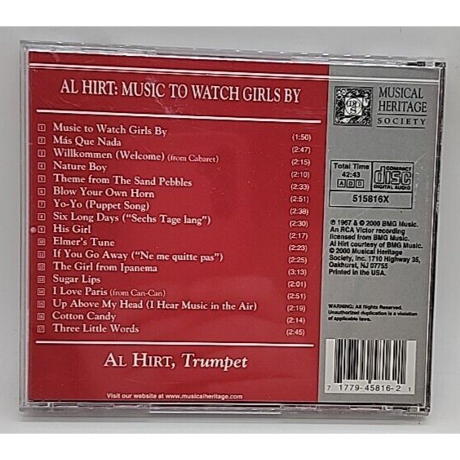 Al Hirt: Music to Watch Girls Go By (CD)