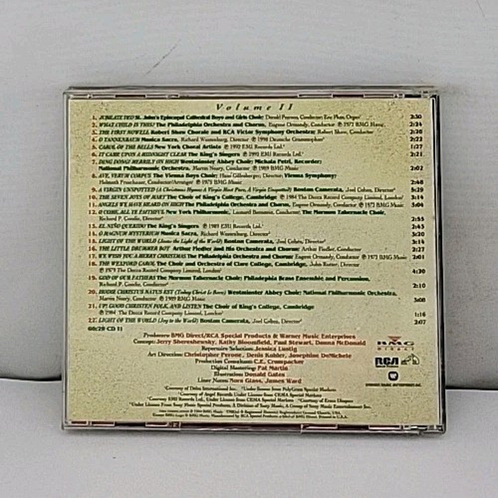 Great Choruses Of Christmas Volume 11- CD 1994-Classical-RCA/BMG