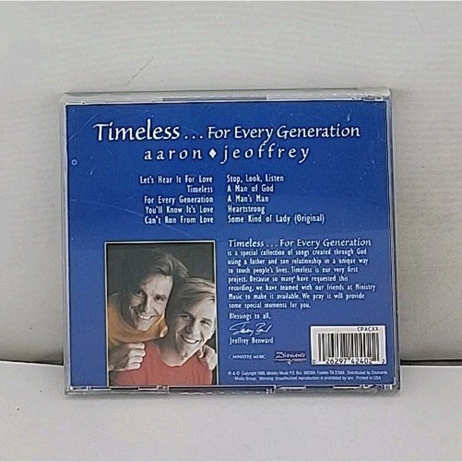 Timeless: For Every Generation by Aaron & Jeoffrey (CD)