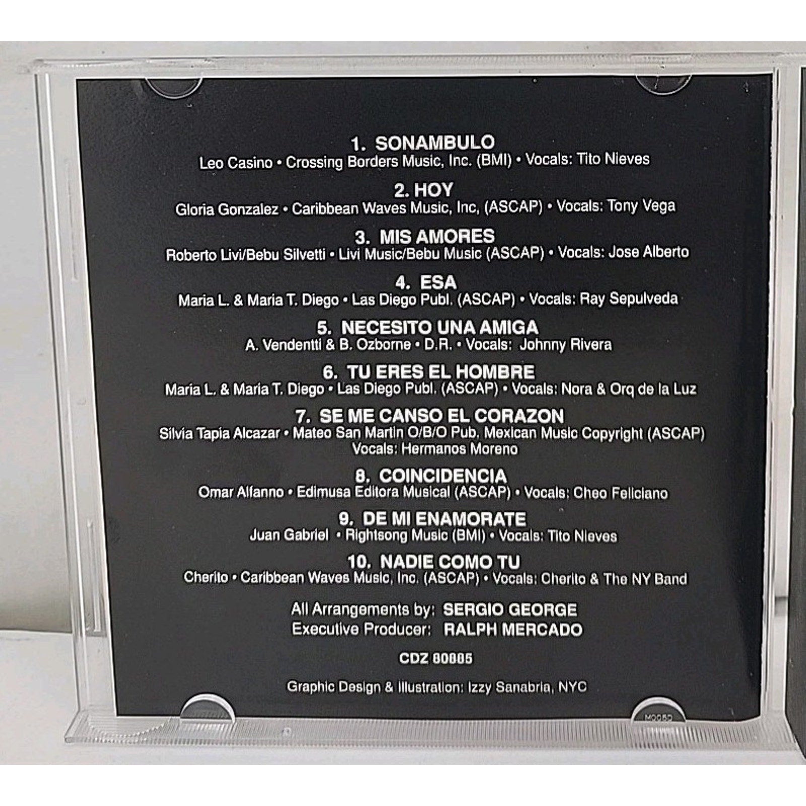 The RMM NY Sound by Sergio George & The New York Sound (CD, Dec-1992, Sony Music