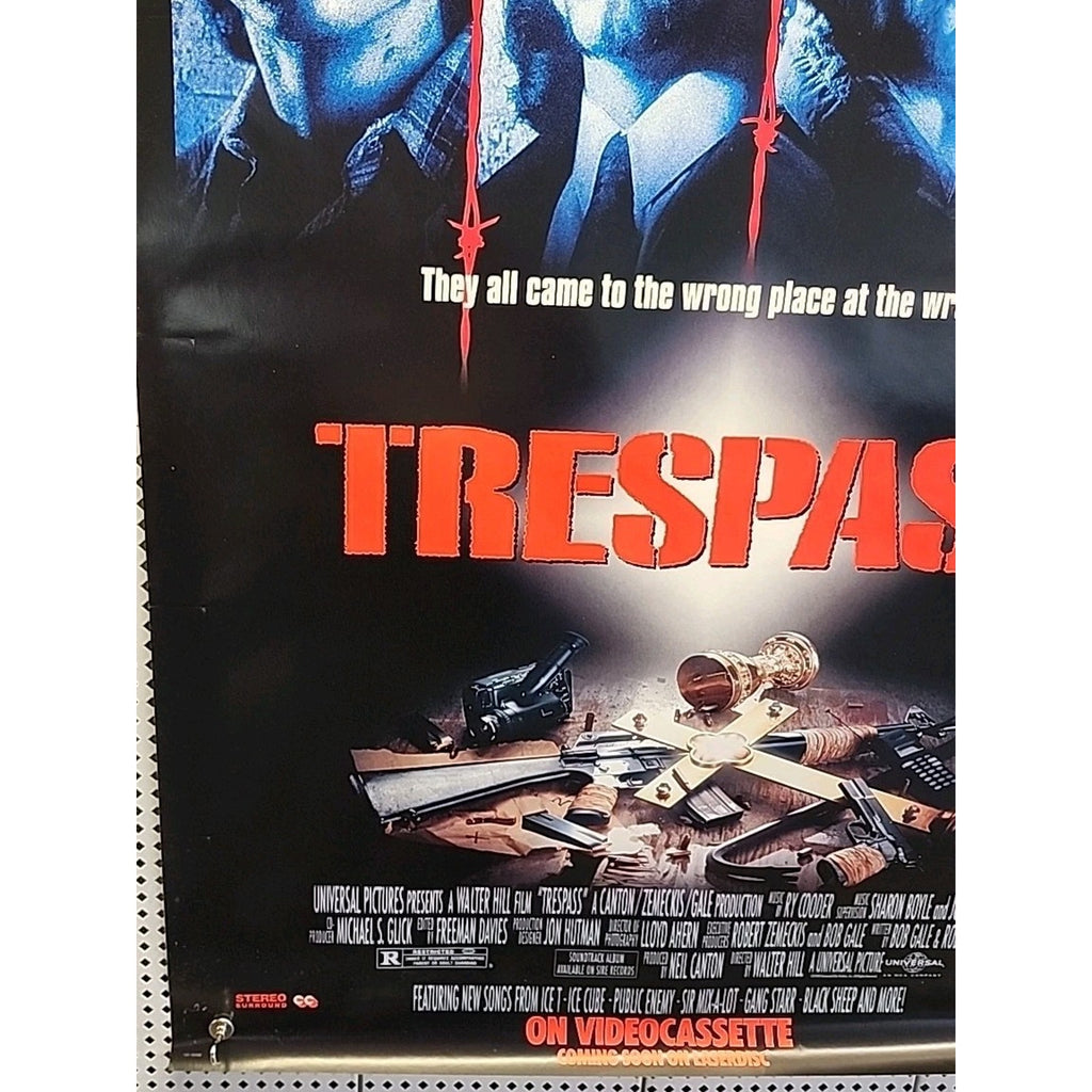 Trespass (1992) Original Movie Poster - Rolled 27x40