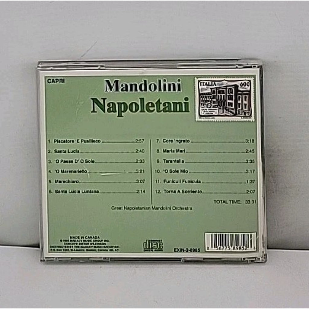 Mandolini Napoletani by Great Napoletanian Mandolini Orchestra (CD, 1994,...