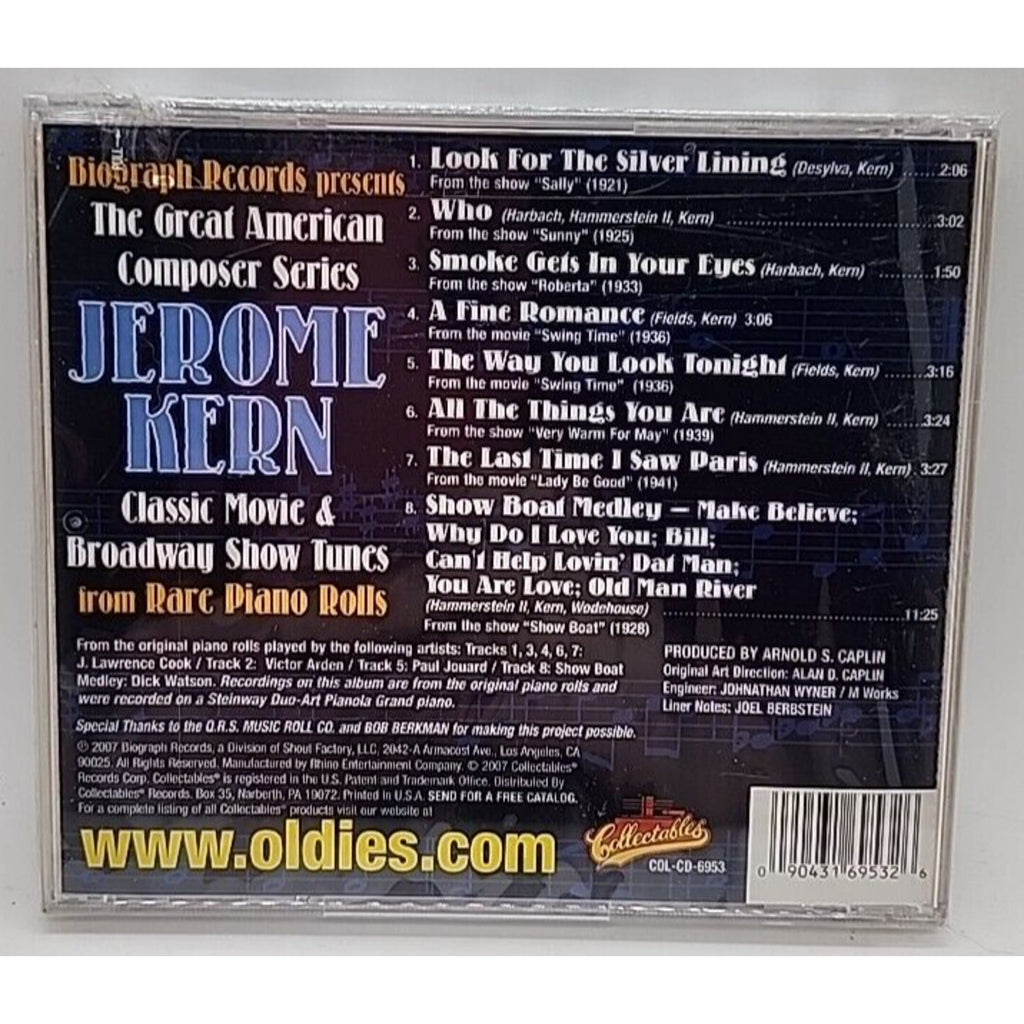 Biograph Presents Jerome Kern from Rare by Various (CD, 2007) *Brand New*