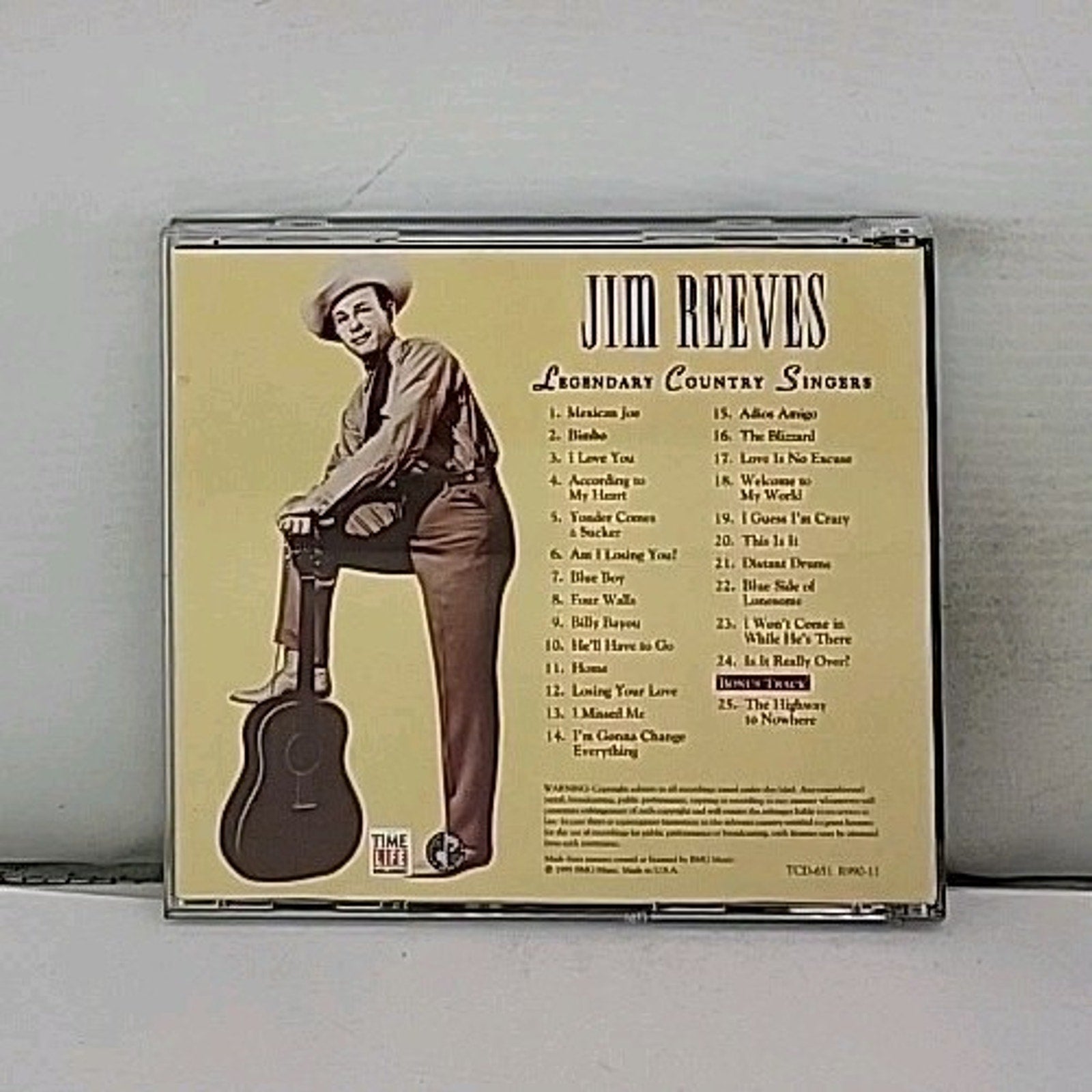 The Country Music Hall Of Fame Presents Jim Reeves CD