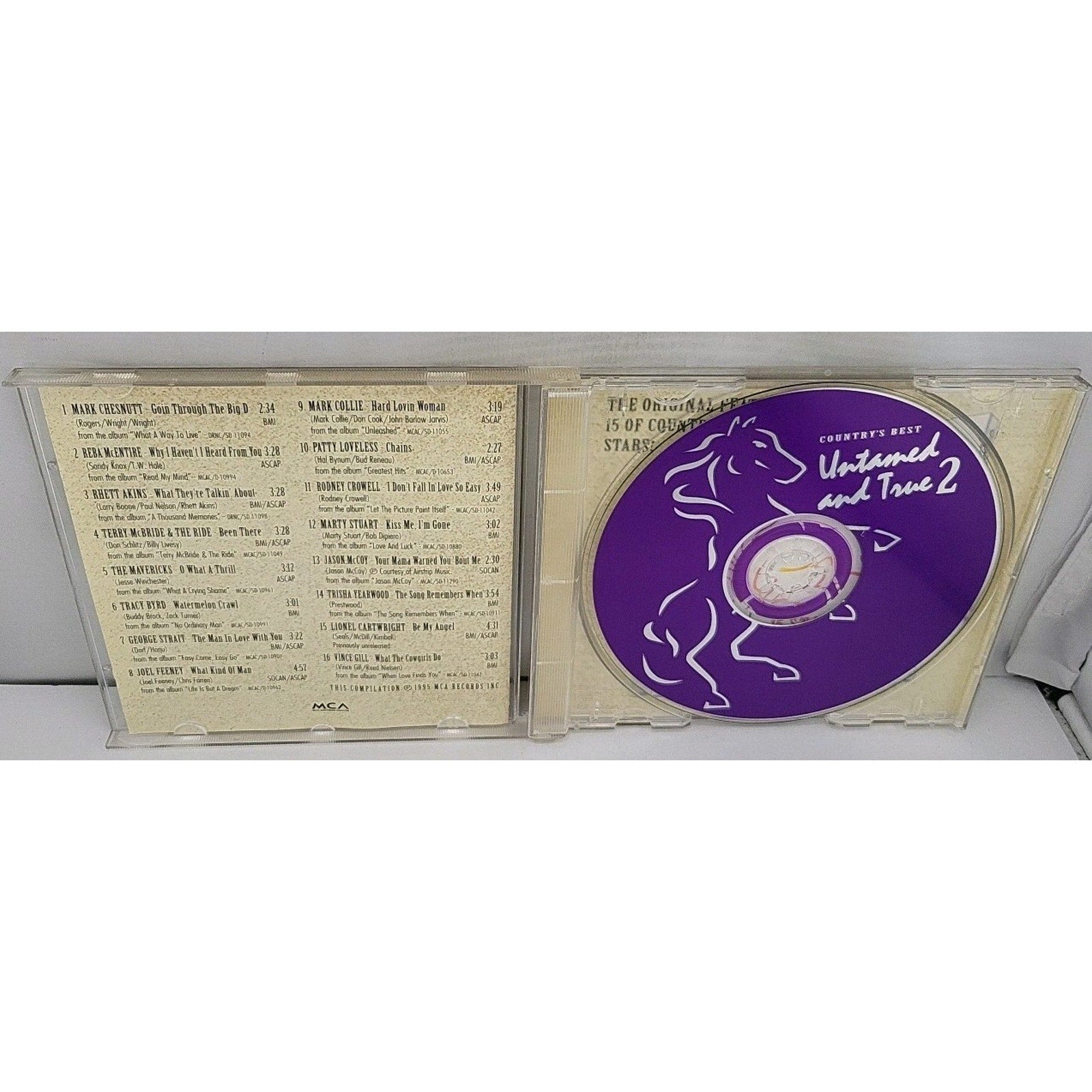 Country's Best Untamed & True 2 by Various Artists (CD, 1995, MCA)