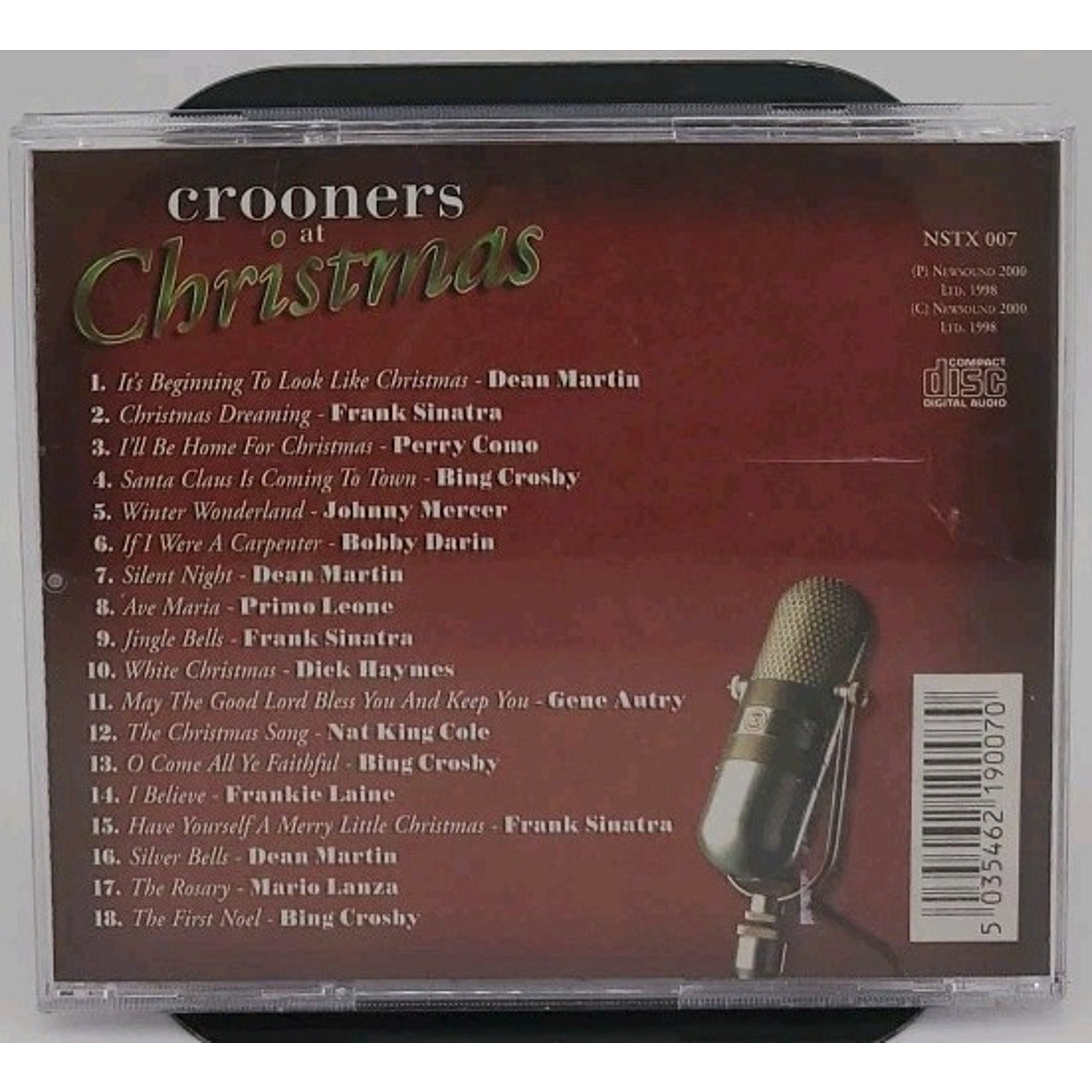Crooners At Christmas - Dean Martin/Perry Como/Bobby Darin/Mario Lanza CD