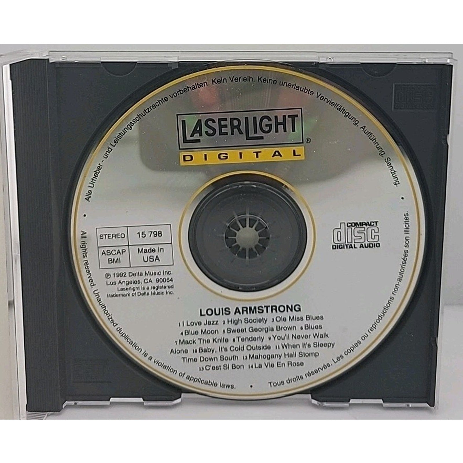 On the Road by Louis Armstrong (CD, 1992)