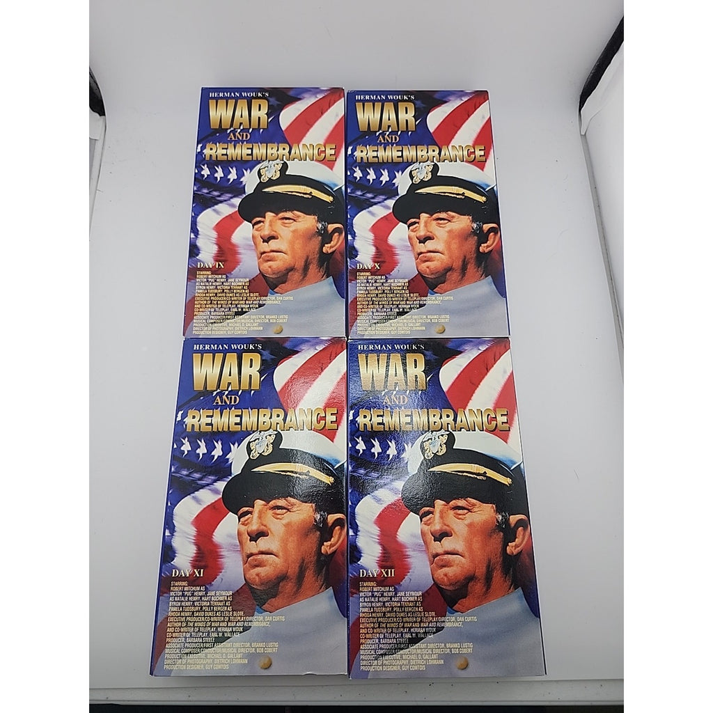Herman Wouk's War And Remembrance 12 VHS Collectors Set Parts I-XII