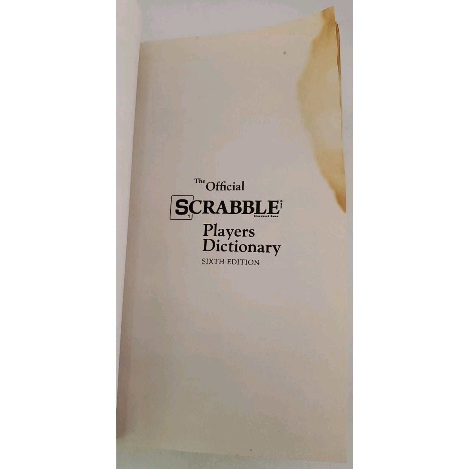 Official SCRABBLE Players Dictionary by Merriam-Webster (2018, Mass Market)