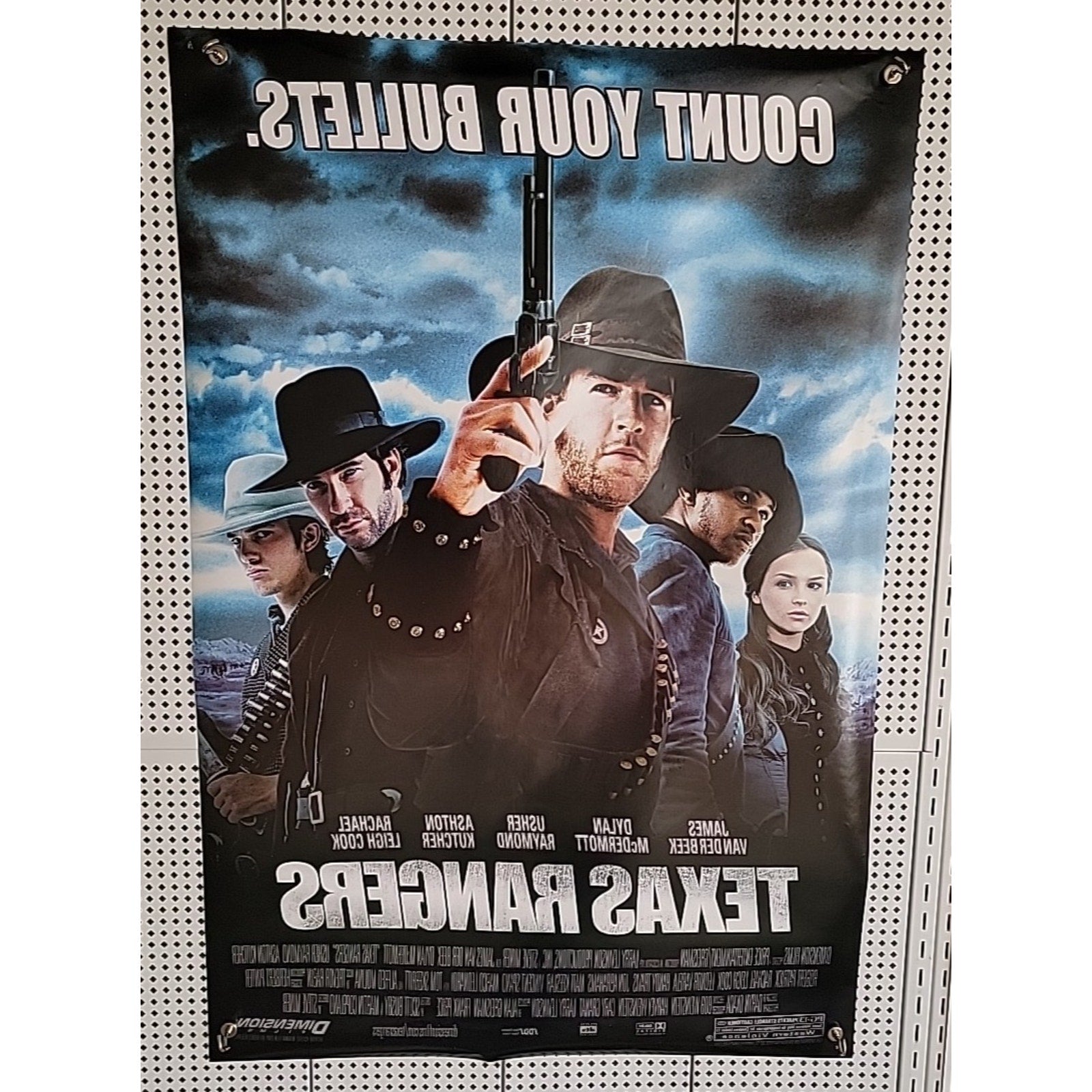 Count Your Bullets Texas Rangers 27x40 D/S Movie Poster