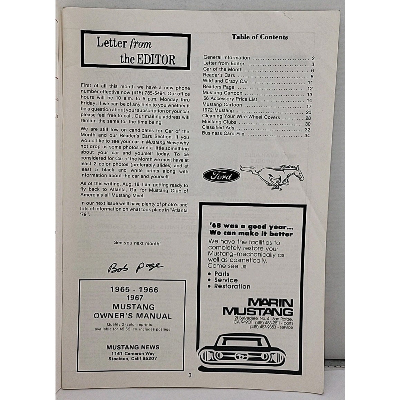 Mustang News Magazine - September 1979 - Vol. 2 No. 12