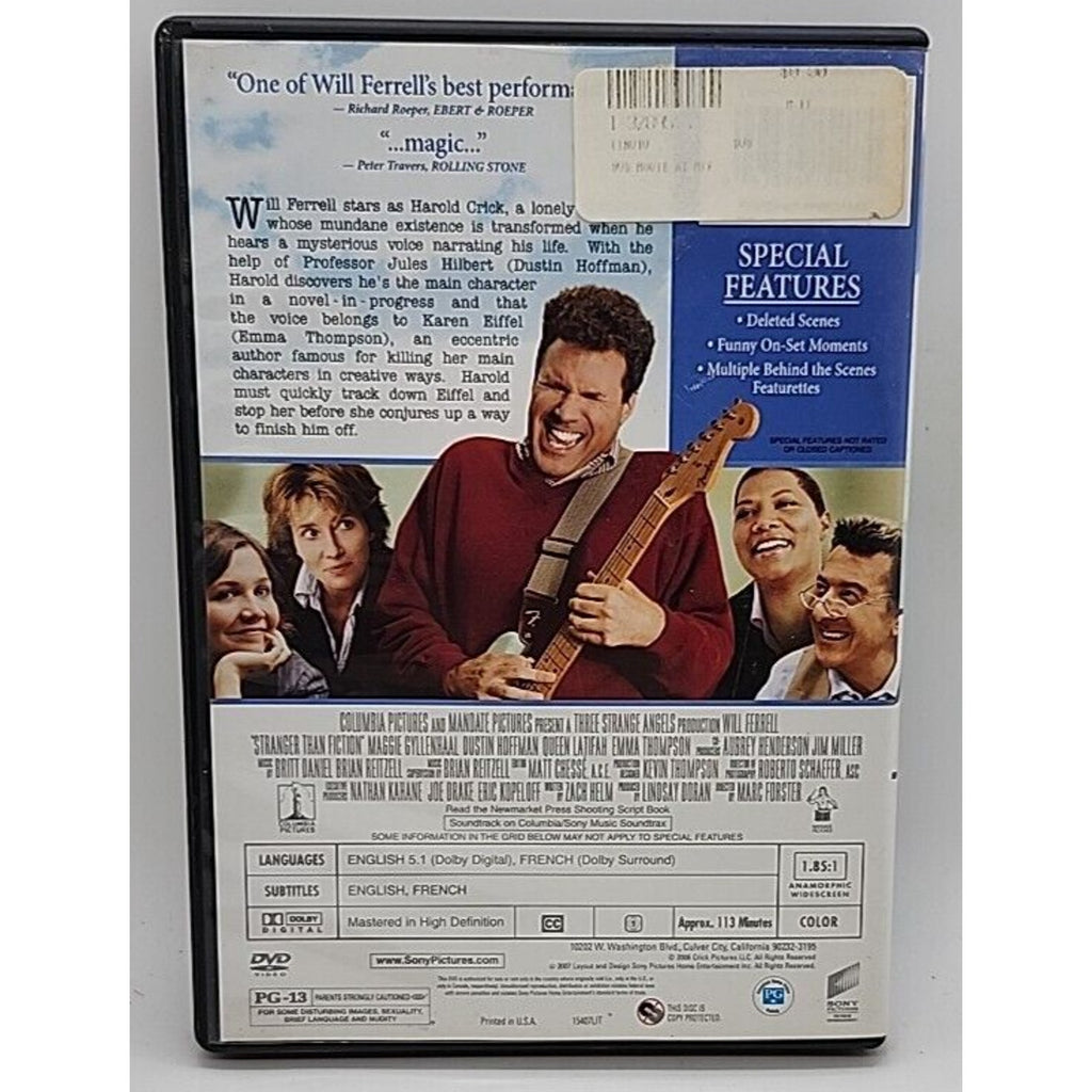 Stranger than Fiction (DVD, 2006)