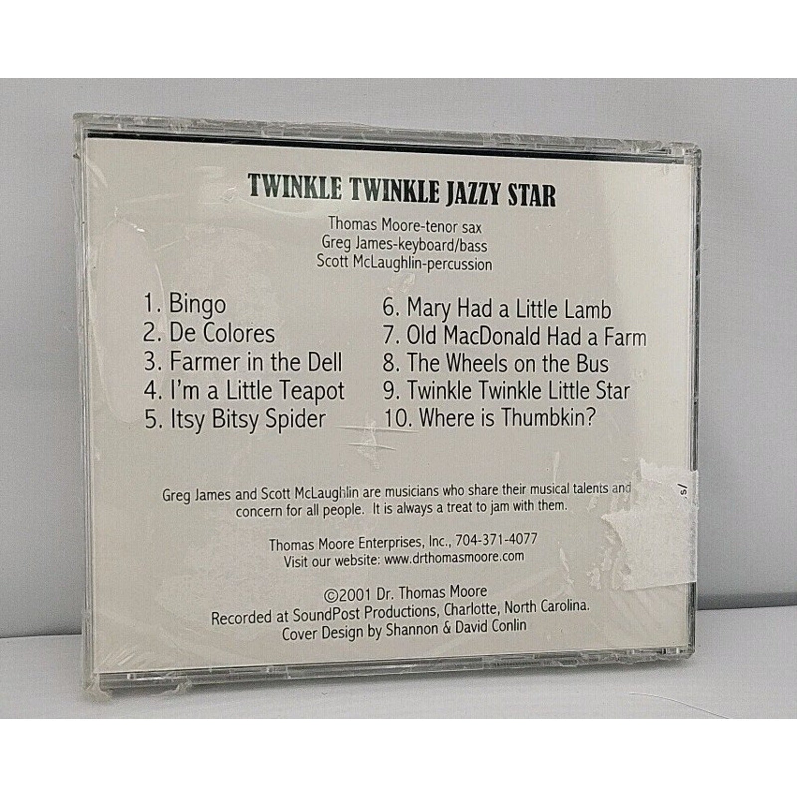 Thomas Moore – Twinkle Twinkle Jazzy Star CD 2001 *Brand New*