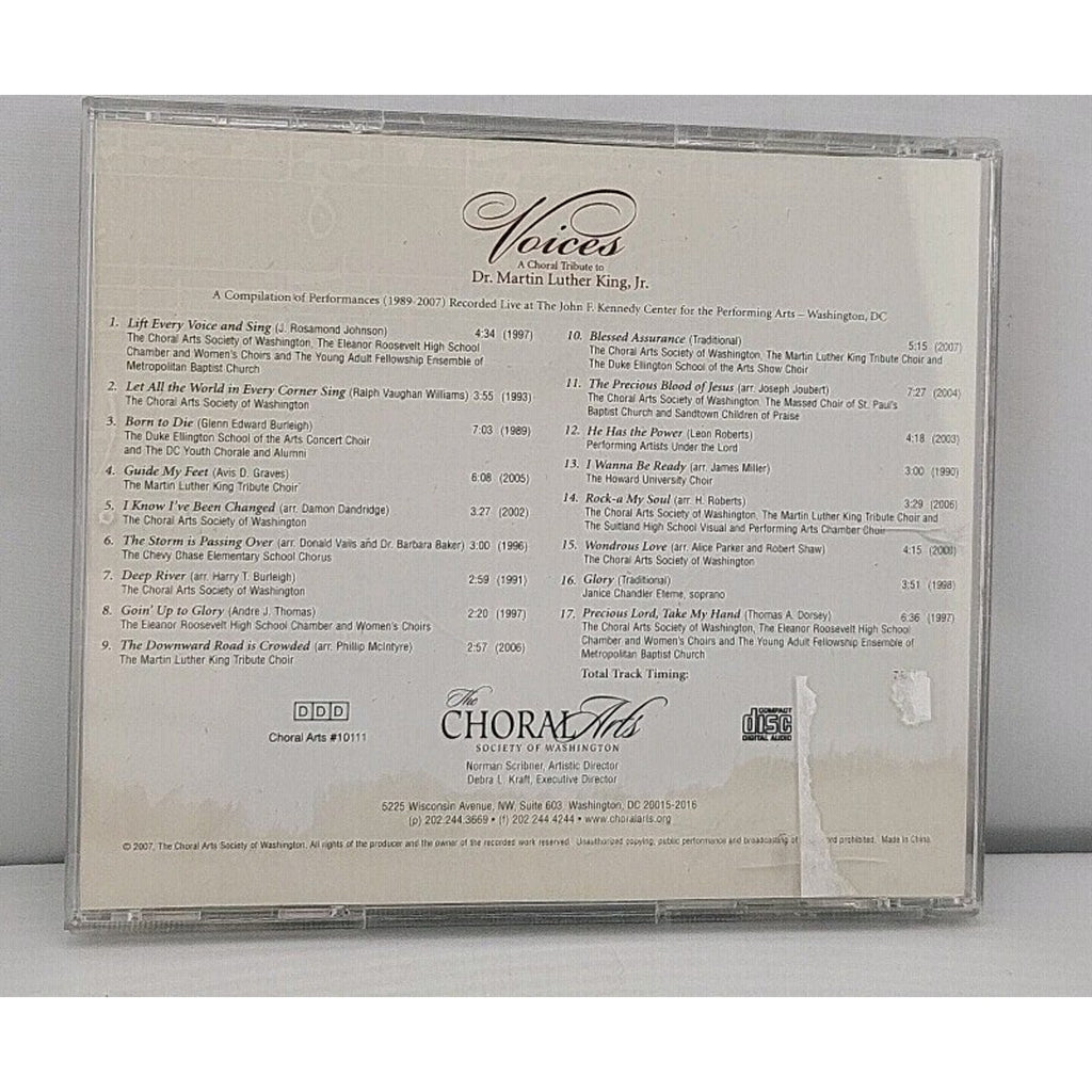 Voices: A Choral Tribute To Dr. Martin Luther King Jr CD
