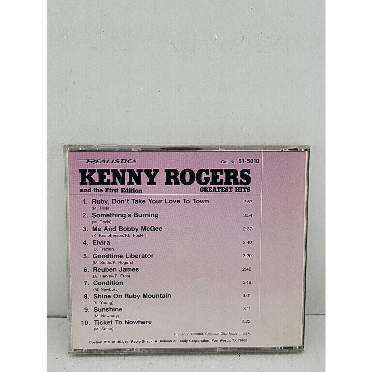 Kenny Rogers Greatest Hits CD