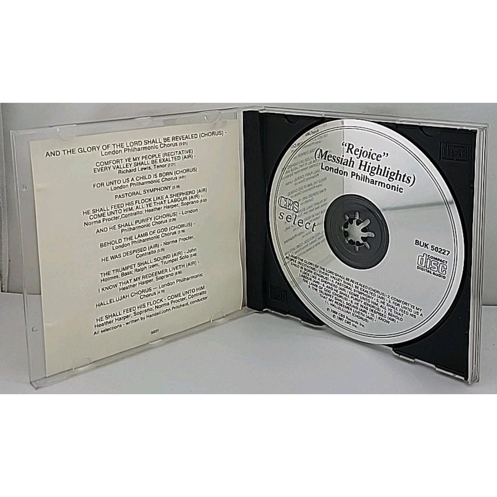 Rejoice: Messiah Highlights from London Philharmonic Orchestra Cd