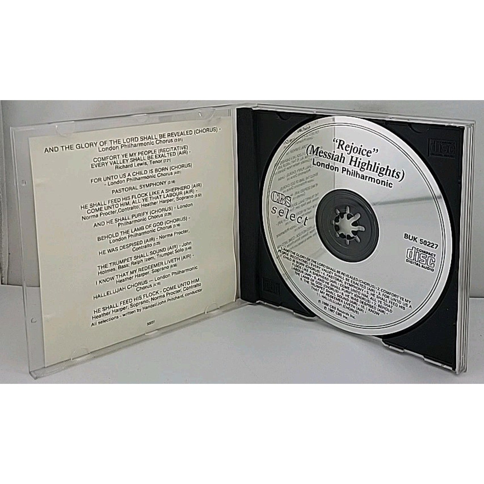 Rejoice: Messiah Highlights from London Philharmonic Orchestra Cd