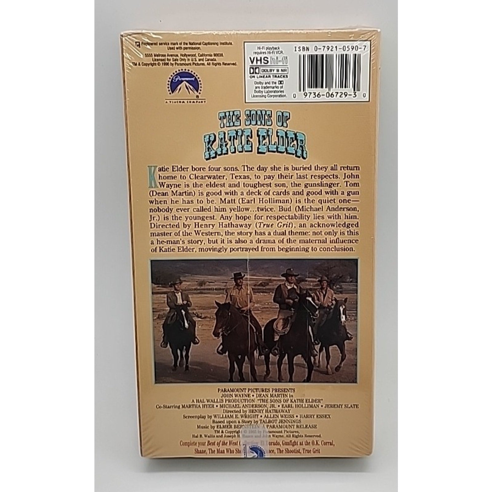 The Sons of Katie Elder (VHS, 1998) *Brand New*