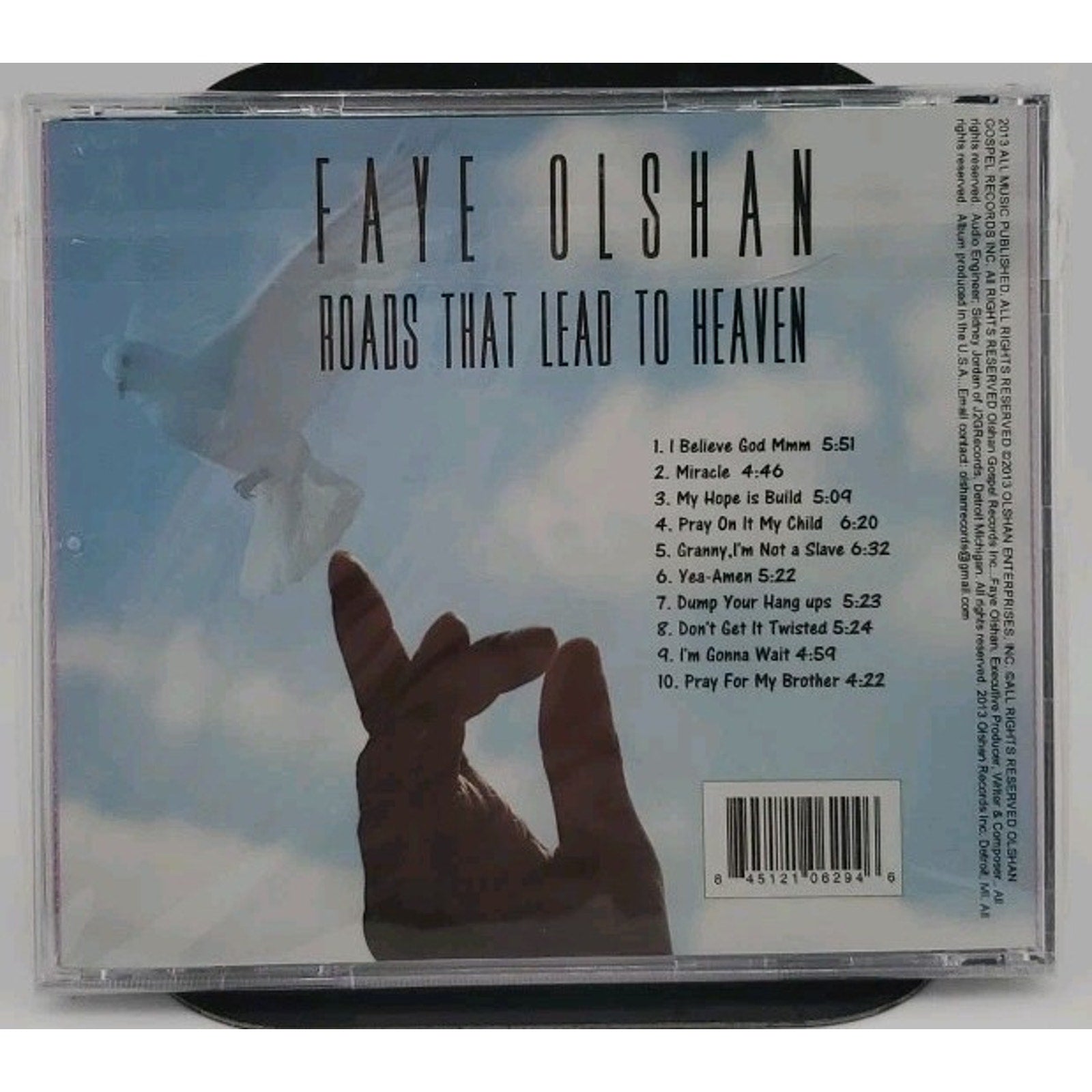 Faye Olshan - Roads Leading To Heaven (CD) *Brand New*