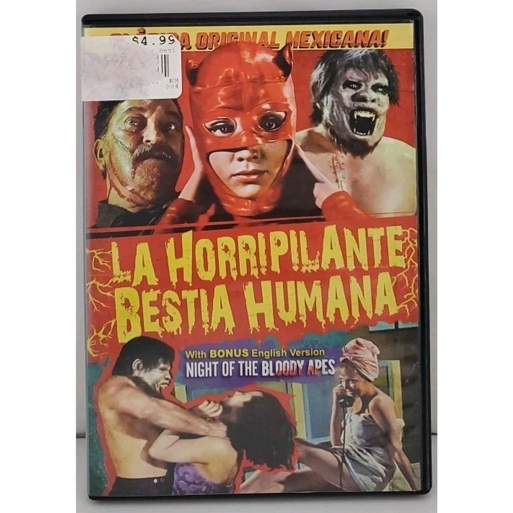 La Horripilante Bestia Humana (Night of the Bloody Apes) (DVD, 1969)
