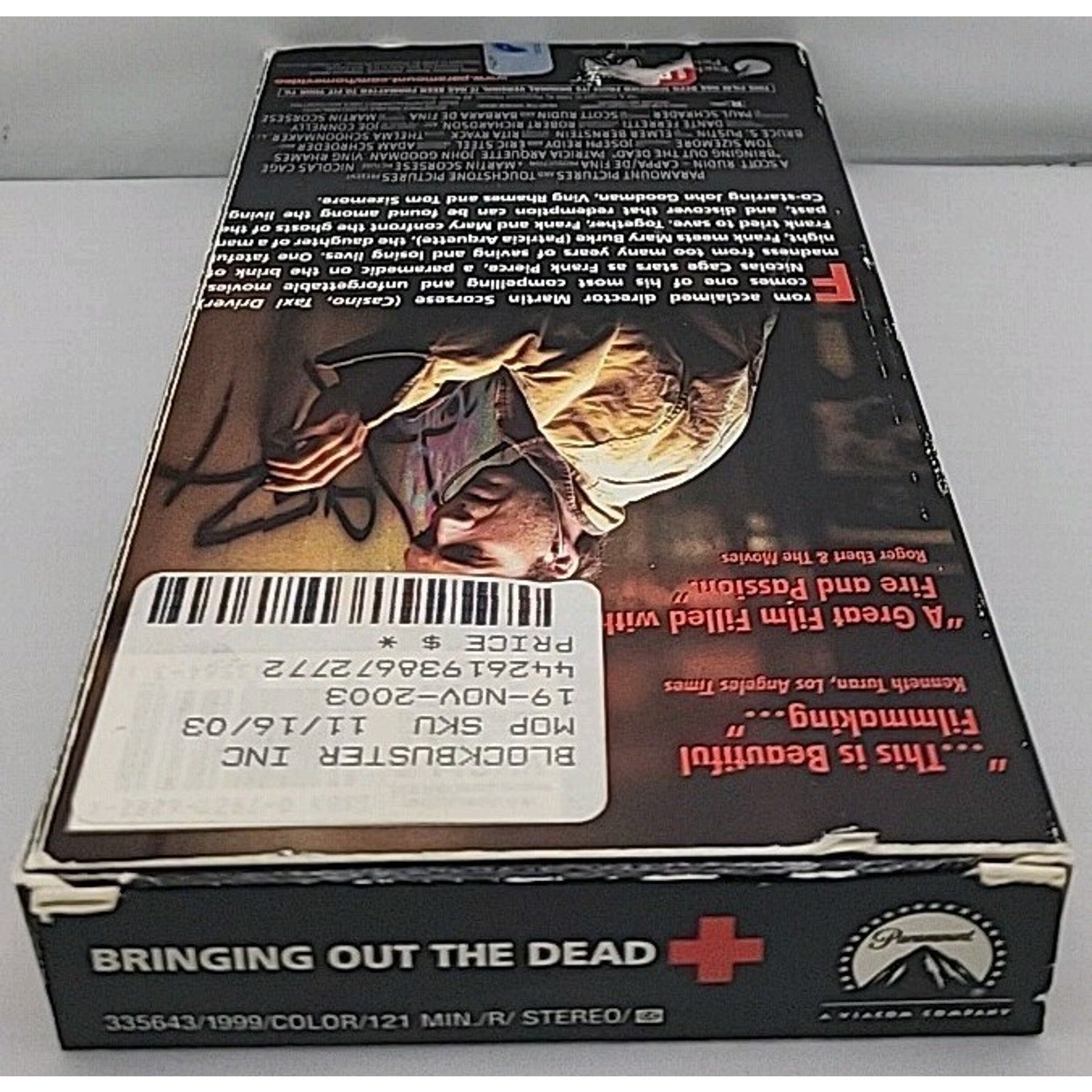 Bringing Out the Dead (DVD, 1999)
