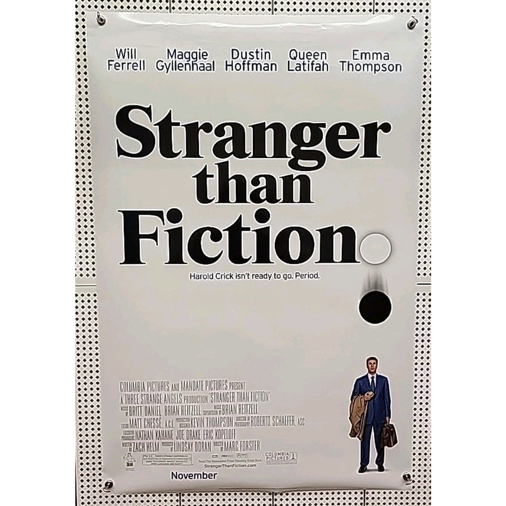 Stranger Than Fiction Movie Poster Original DS 27x40 Advance Style Will Ferrell