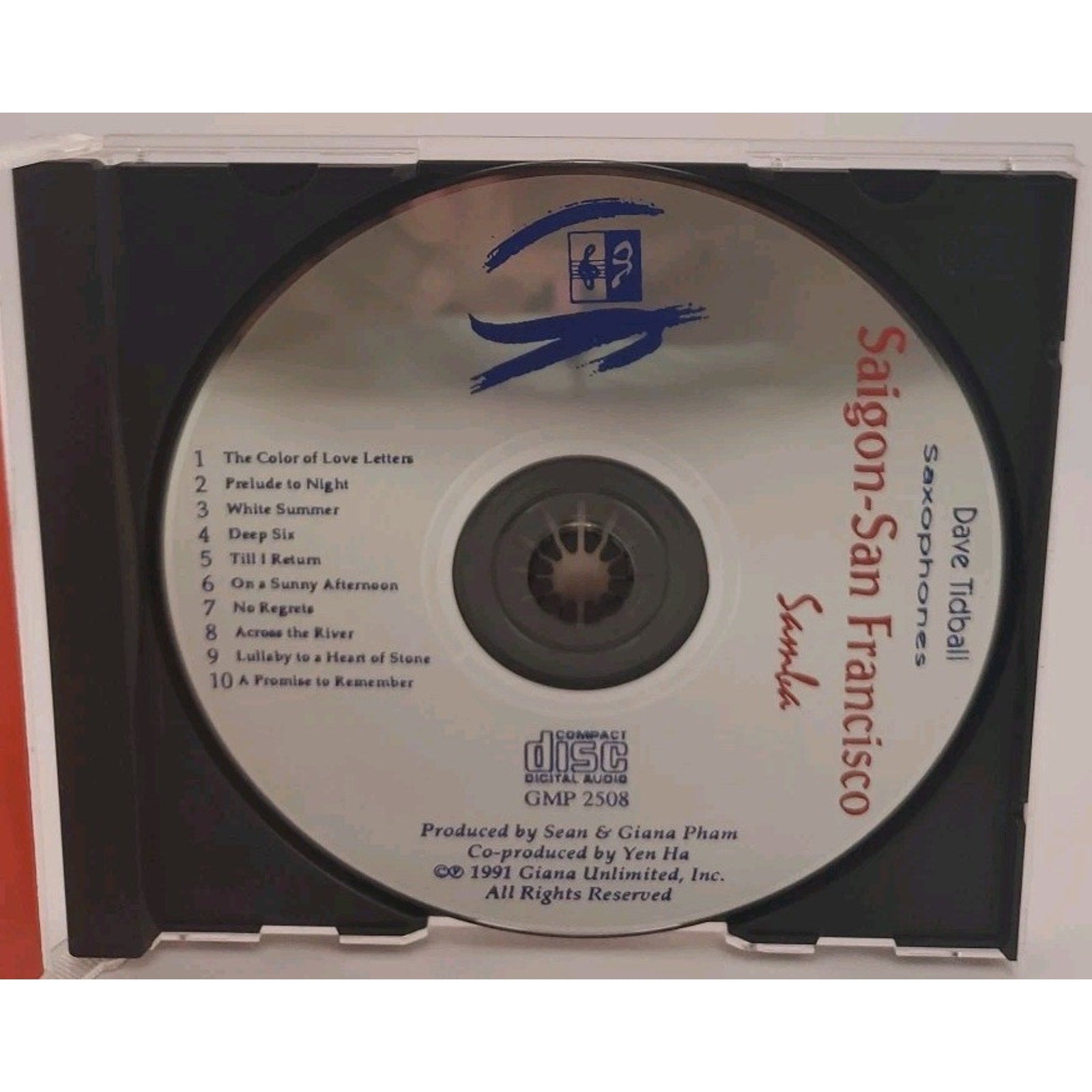 Dave Tidball Saigon San Francisco Samba Cd