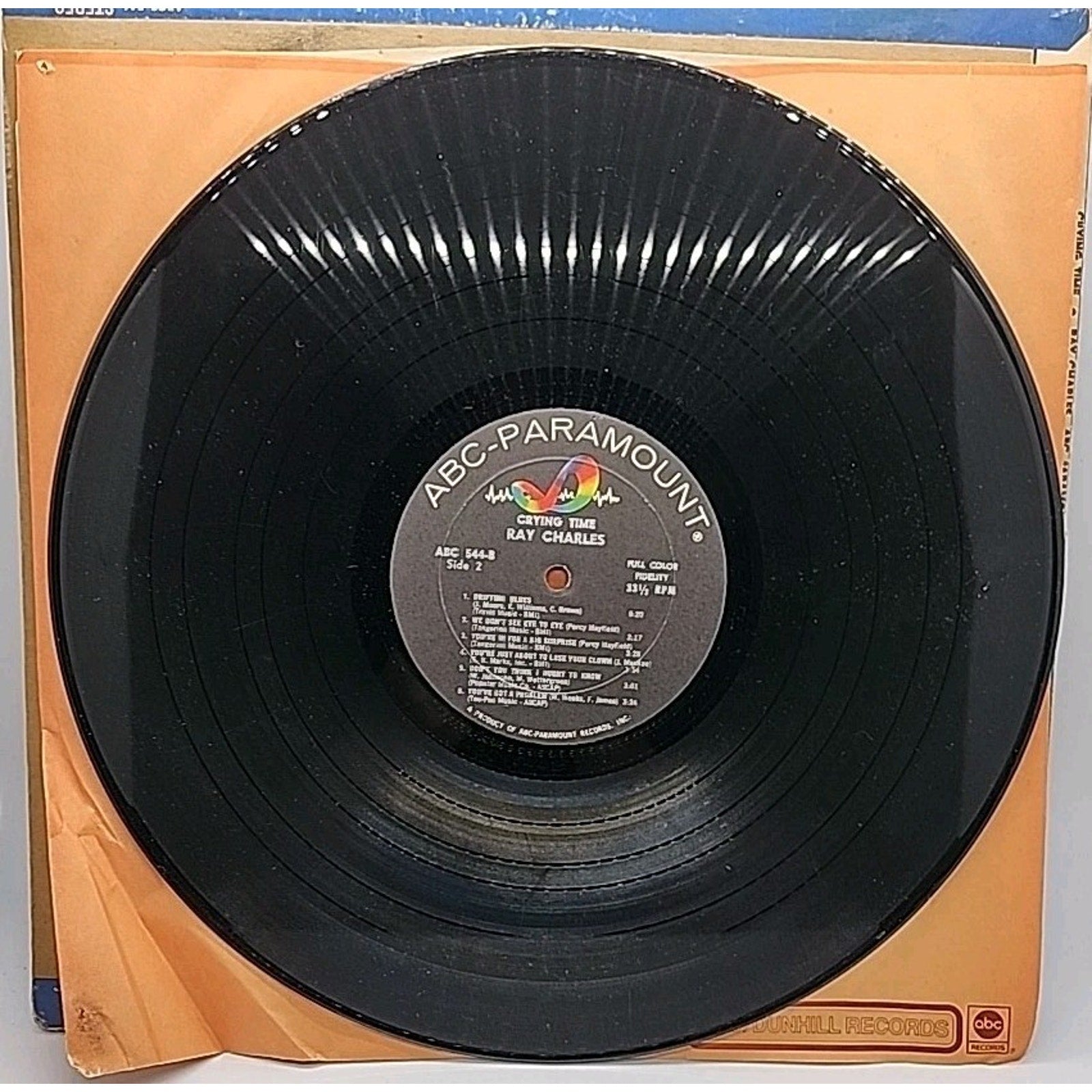 Ray Charles Crying Time Classic Soul & Blues Album ABC #544 Stereo