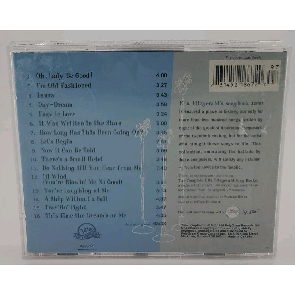 Best of the Songbooks: Ballads by Ella Fitzgerald (CD, 1994)
