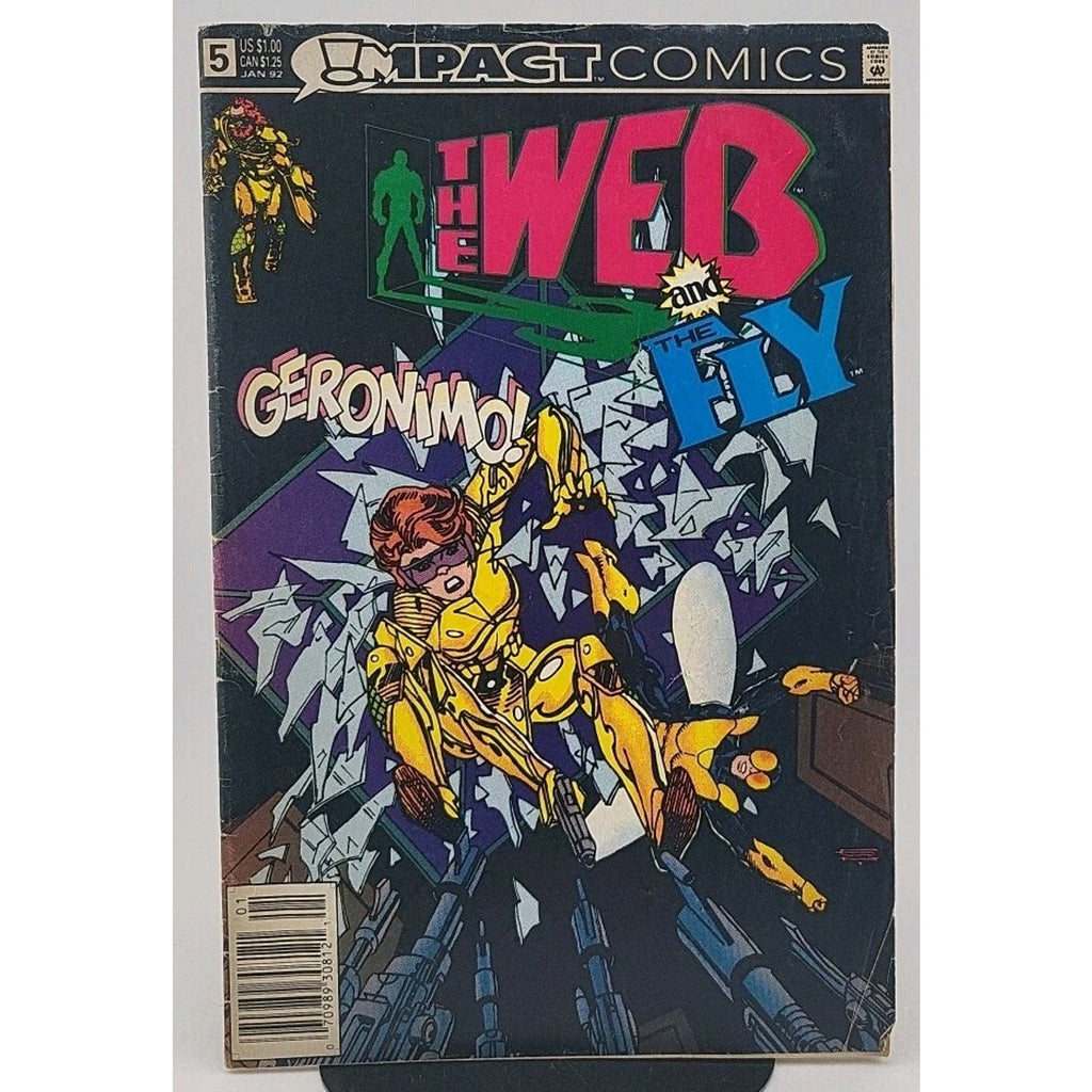 1992 The Web and The Fly #5 Impact Comics Book