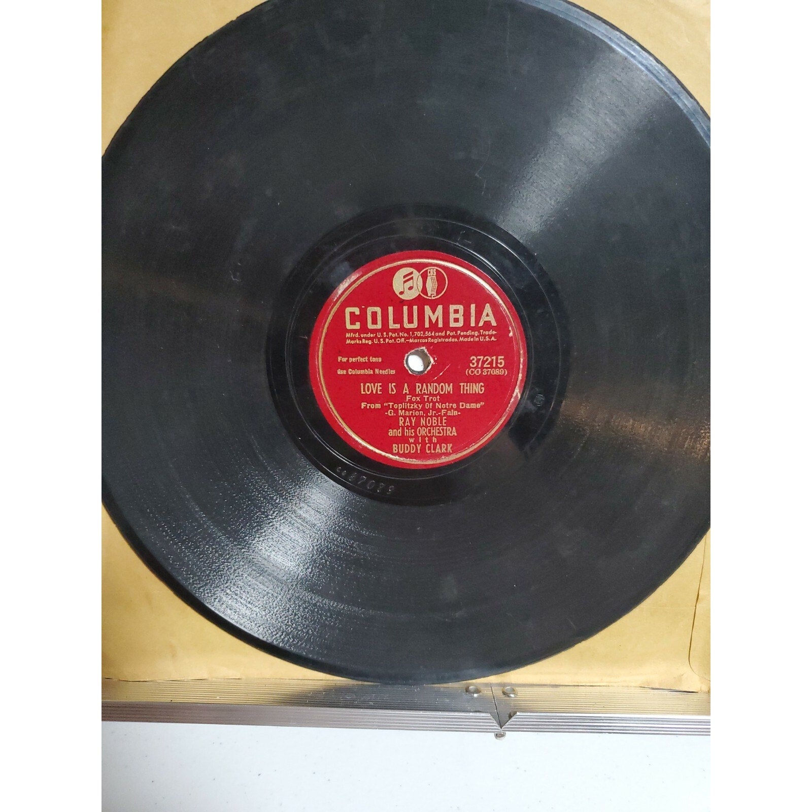 Ray Noble and His Orchestra With Buddy Clark - Linda/Love is a Random Thing