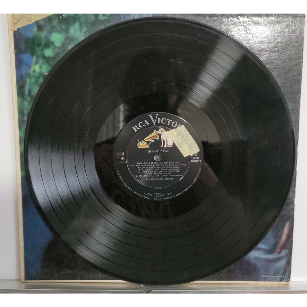 Henri René And His Orchestra – Serenade To Love (Vinyl)