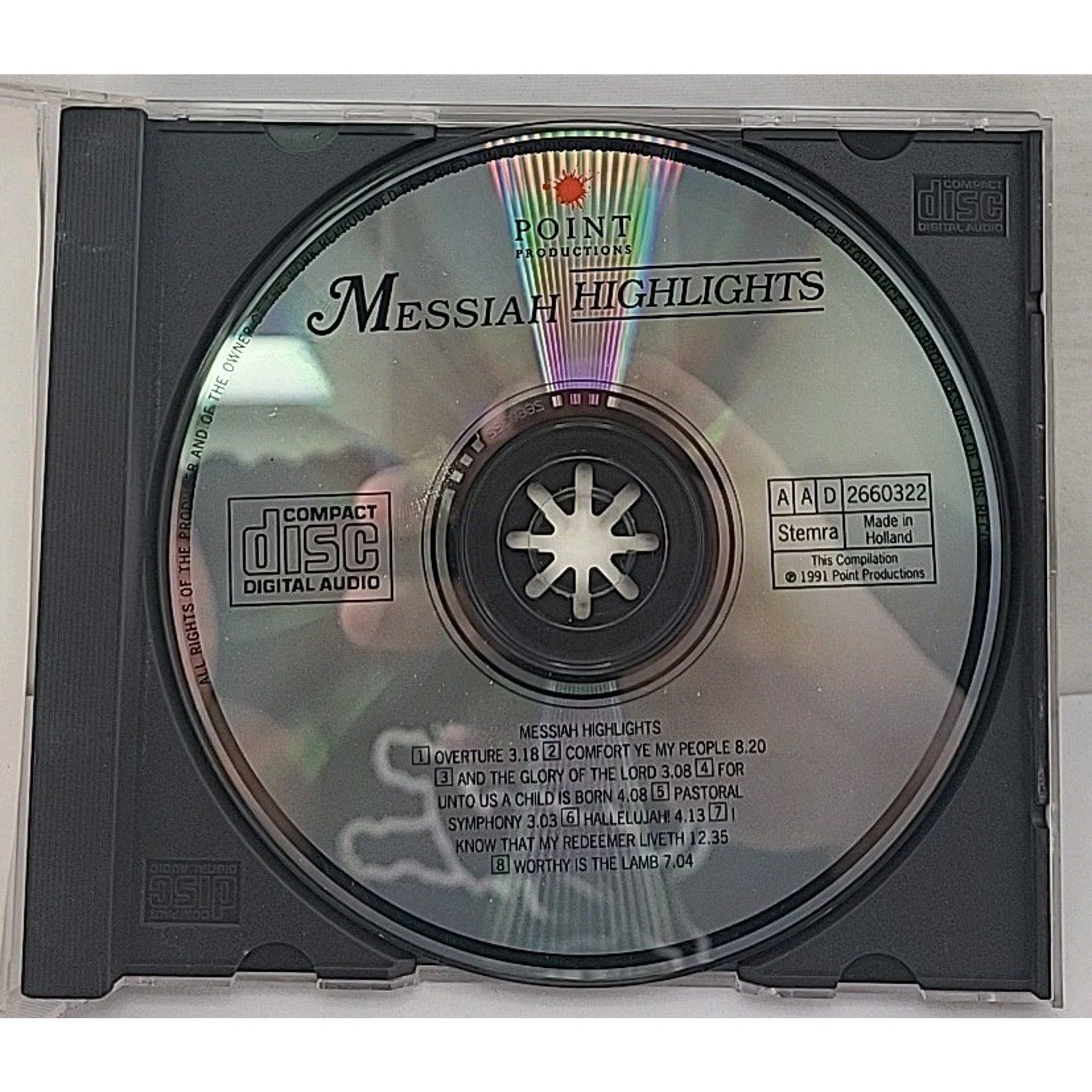 Messiah Highlights By Handel Audio CD